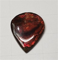 $600   Genuine Drop Shaped Ammolite