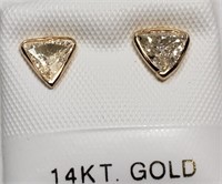 $2600 14K  Diamond Earrings