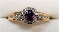 $2600 14K Ruby  Diamond Ring