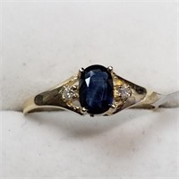 $600 10K Sapphire  Diamond Ring
