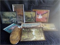 Mixed lot of framed pictures