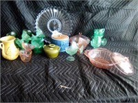Misc glass ware