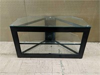 Glass Top Media TV Stand
