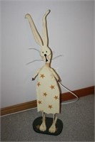 Wooden Rabbit Decoration 39H
