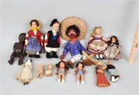 Group Thirteen Vintage Dolls
