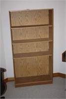 Wooden Bookcase 33 x 11.5 x 63.5 H