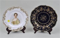 Two European Cabinet Plates