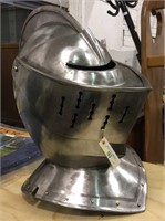 Stainless steel knights helmet