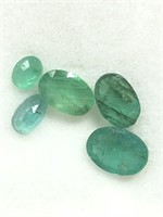 38X- genuine emerald 2.0ct gemstones $200