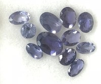 18X- genuine lolite 3.4ct gemstones $100