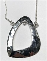 22X- sterling silver 5.2g pendant/necklace $150