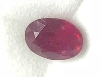 30X- genuine ruby 2.6ct gemstone $200