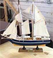 Goelette model ship