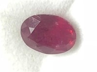 7X- genuine enhanced ruby 2.6ct gemstone $200