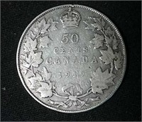1919 Canada silver half dollar
