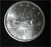 1965 Canada silver dollar