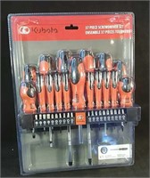 New Kubota 37 piece screwdriver set