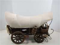 19" WOODEN COVERED WAGON