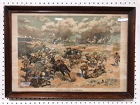"CANADIANS AT BATTLE OF PAARDEBERG" LITHOGRAPH