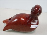 RAY F. GALLOWAY "CINNAMON TEAL" CARVED DUCK