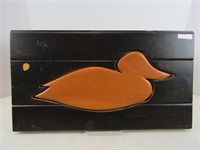CARVED DUCK WALL ART