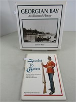 GEORGIAN BAY  & SCARLET TO GREEN LOCAL BOOKS