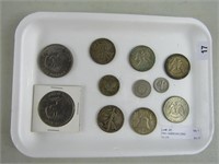TRAY: AMERICAN COINS
