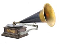 Columbia AJ Phonograph 2nd Style w/Oversized Horn