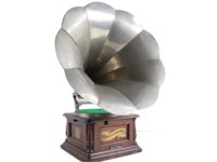 Columbia BI Sterling Horn Phonograph