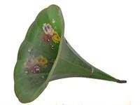 Edison Cylinder Flowered Phonograph Horn