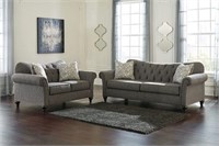 Ashley 489 Designer 90" Sofa & Love Seat