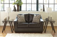 Ashley 590 Coppell Chocolate Love Seat