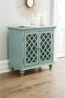 Ashley A4000061 Antique Teal 30" Accent Cabinet