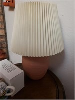 Ceramic Base Lamp, W/ Shade #2