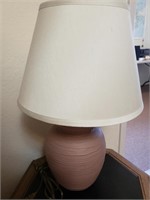 Ceramic Base Lamp, W/ Shade #3