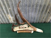 Caribou Antler Carving by B. Merry