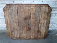Antique wood table top