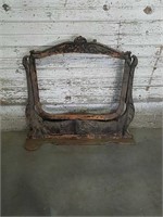 Vanity top mirror frame