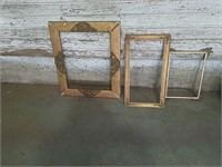 3 ornate picture frames