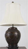 BRONZE CHINESE LAMP