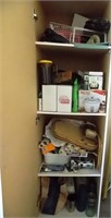 600 - ALL ITEMS IN CABINET THAT WERE WORTH STORING