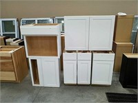 7 cabinets, base unit 18" wide, 341/2" tall, 24"