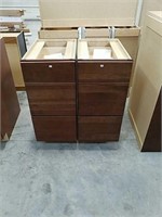2 Base cabinets w/ drawers, 15" wide 21" deep