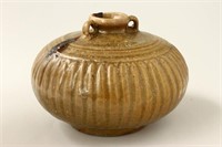 Sawankhalok 14/15th Century Squat Baluster Vase,
