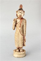 Early Carved 20th Century Ceylon Deity,