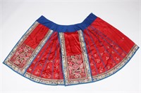 Chinese Silk and Embroidered Double Skirt,