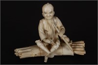 Japanese Meiji Period Ivory Figure,