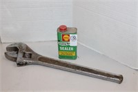 LARGE CRESENT WRENCH AND SEALER