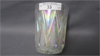 CRIDER ART GLASS TUMBLER AS SHOWN