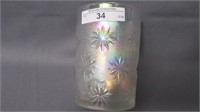 CRIDER ART GLASS TUMBLER AS SHOWN